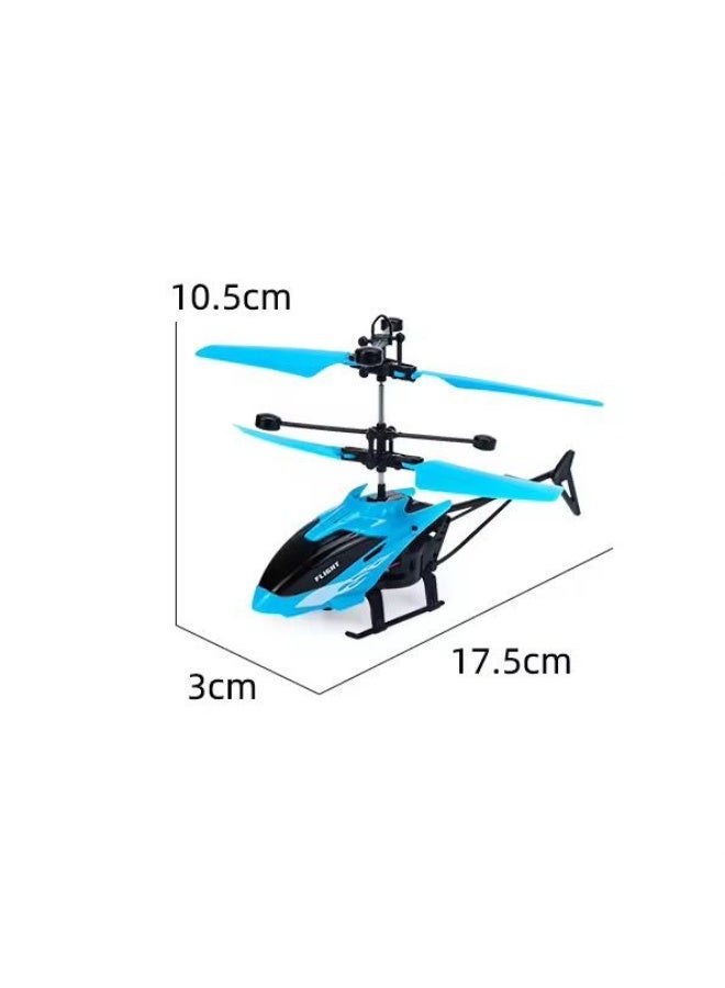 Flying Mini Rc Infraed Induction Helicopter Aircraft Flashing Light Toys For Kid - Image 4